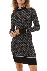 GUESS moteriška suknelė (juoda/balta)