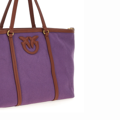 Pinko moteriška rankinė Miranda Shopper Classic PE 25 PLTT 104714 A2G2 – Violetinė