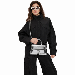 Karl Lagerfeld rankinė 245W3095 – Sidabrinė