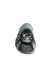 Dinamic moteriškos pilkos šlepetės su asiliuko dizainu (289694)