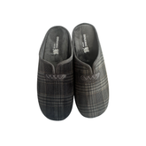 Dinamic vyriškos pilkos šlepetės su languotu raštu (504340-1)