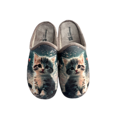 Dinamic moteriškos šlepetės su kačiukų dizainu (289702)