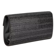 Guess Dofy Beads Clutch – juoda delninė su karoliukais