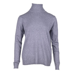 Moni&Co – pilkas megztinis su aukšta apykakle