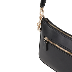 Guess Daryna II Top Zip Shoulder – juoda rankinė